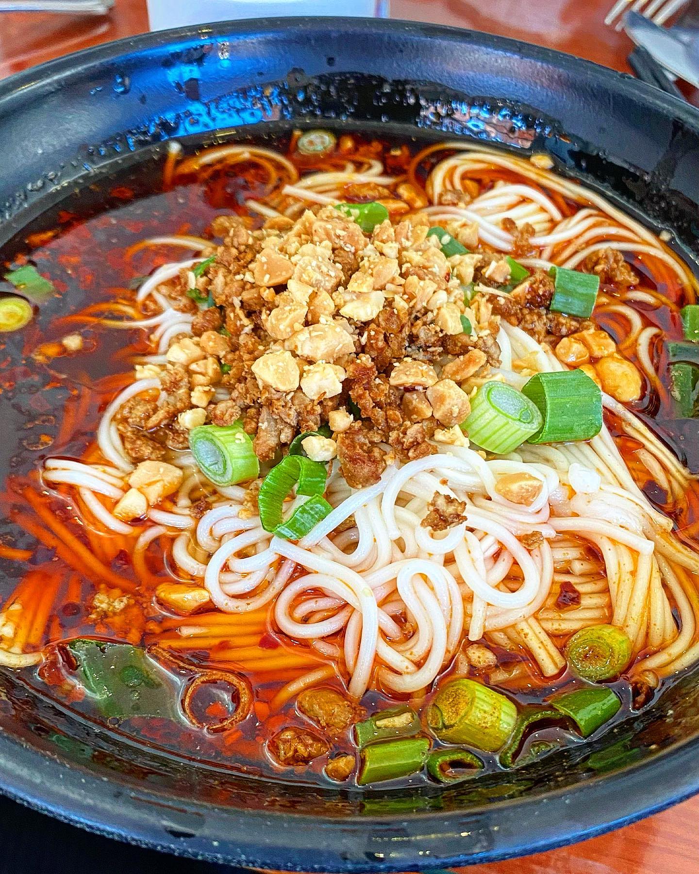 Dan dan noodles on my Instagram